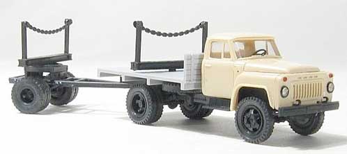 GAZ-52 with lumber trailer 1R3<br /><a href='images/pictures/MiniaturModelle/039301.jpg' target='_blank'>Full size image</a>